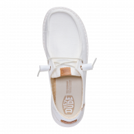 Wendy Chambray Grid Snow White