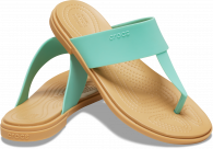 Womens Crocs Tulum Flip Jade Stone