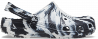 Kids Classic Marbled Clog Black / White