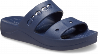 CROCS BAYA PLATFORM SANDAL Navy