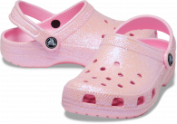 Crocs Classic Glitter Clog Kids Flamingo