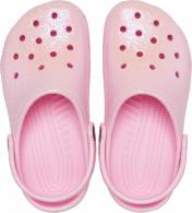 Crocs Classic Glitter Clog Kids Flamingo