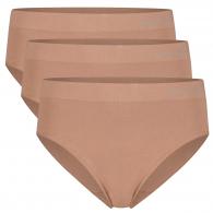 BAMBOO BASIC SEAMLESS FULL BRIEF BELLE 3-pack tan