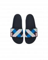 Womens Original Woven Print Adjustable Sliders navy