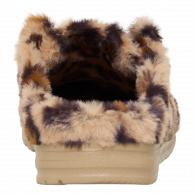 Wendy Slipper Leo Fur  Tan / Multi