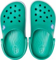 Crocband Clog Kids Deep Green / Prep Blue