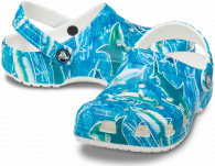 Classic Pool Party Clog Kids  Shark / ocean