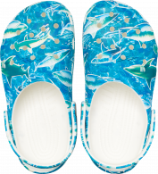 Classic Pool Party Clog Kids  Shark / ocean