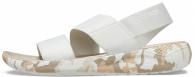 Crocs Literide Printed Camo Stretch Sandal almost white