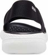 Crocs Literide Stretch Sandal Black / White