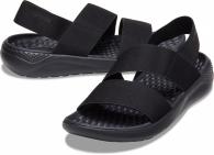 Crocs Literide Stretch Sandal black/black