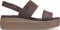 Women’s Crocs Brooklyn Low Wedge Mocha /Mushroom