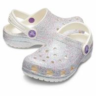 Classic Glitter Clog Kids Oyster