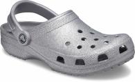 Crocs Classic Glitter Clog  Silver