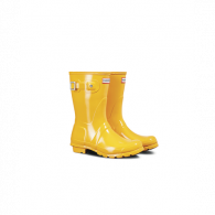 Womens Original Short Gloss Wellington Boots YELLOW