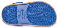 Kids Crocband™ Rainbow Band Clog Blue Jean