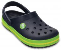 Crocband Clog Kids Navy / Volt Green