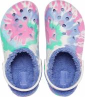 Crocs Baya Lined Tie Dye Graphic Clog pink/multi