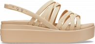 Crocs Brooklyn Strappy Low Wedge W 206751 Chai