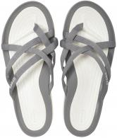 Crocs Swiftwater Webbing Flip Woman Smoke / Oyster