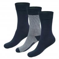 BAMBOO BASIC BEAU 3-pack NAVY/STRIPE/NAVY