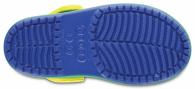 Kids Crocs Bump It Clog Blue Jean / Grass Green