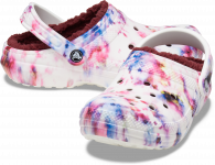 Crocs Classic Lined Tie Dye Clog Garnet/Multi