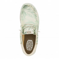Wally Funk Psych Palm  Light Grey / Celadon Green
