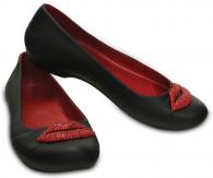 Crocs Gianna Red Lips Flat Black / Pepper