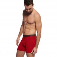 BAMBOO BASIC RICO 3-pack RED / NAVY / NAVY