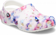 Crocs Classic Tie Dye Graphic Clog Garnet/Multi