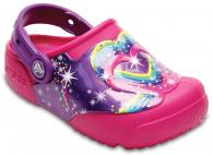 Kids Crocs Fun Lab Lights Clog Multi Stars