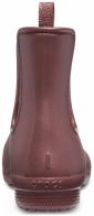 Womens Crocs Metallic Chelsea Boot Metallic Burgundy