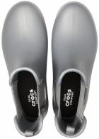 Womens Crocs Metallic Chelsea Boot Metallic Charcoal