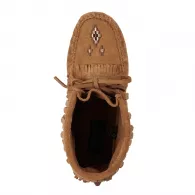 MANITOBAH LINED HARVESTER MOCCASIN SUEDE 40287 COPPER