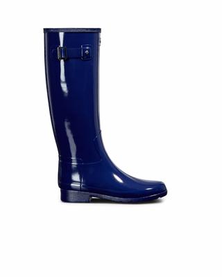 Womens Refined Slim Fit Tall Gloss Wellington Boots